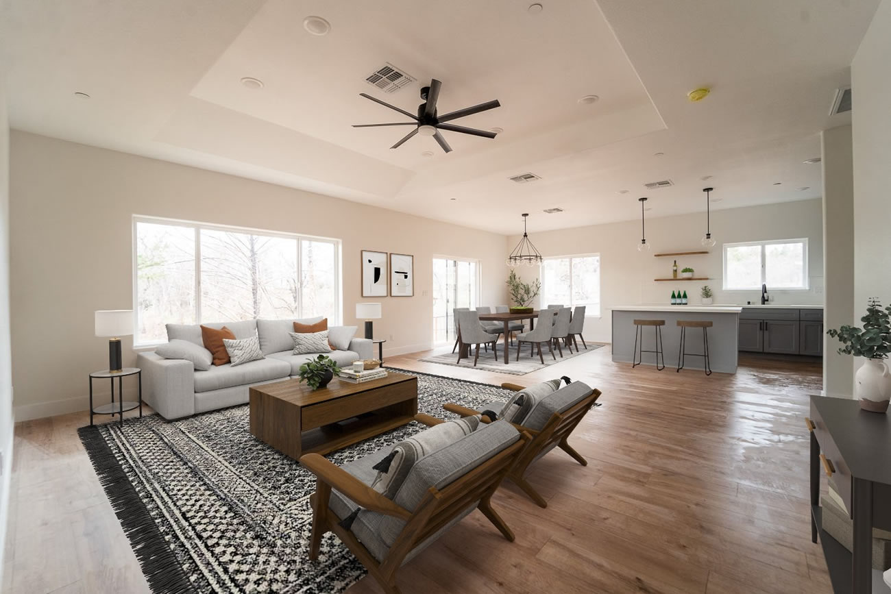 Open Concept Living Space Renovation